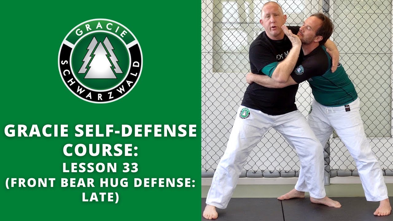 BJJ Self-Defense Course | Lesson 33: Front Bear Hug Defense (Late)