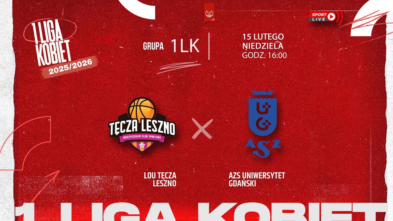 Lou Tęcza Leszno - AZS Uniwersytet Gdański (1 LK)