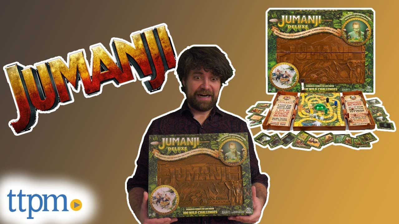 Jumanji Deluxe Game from Spin Master Instructions + Review!