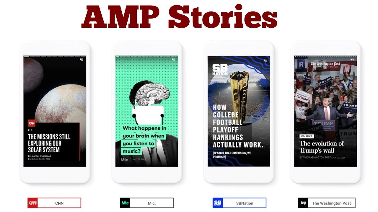 Google представляет &laquo;AMP Stories&raquo; в мобильном поиске и &laquo;AMP for Email&raquo; в Gmail