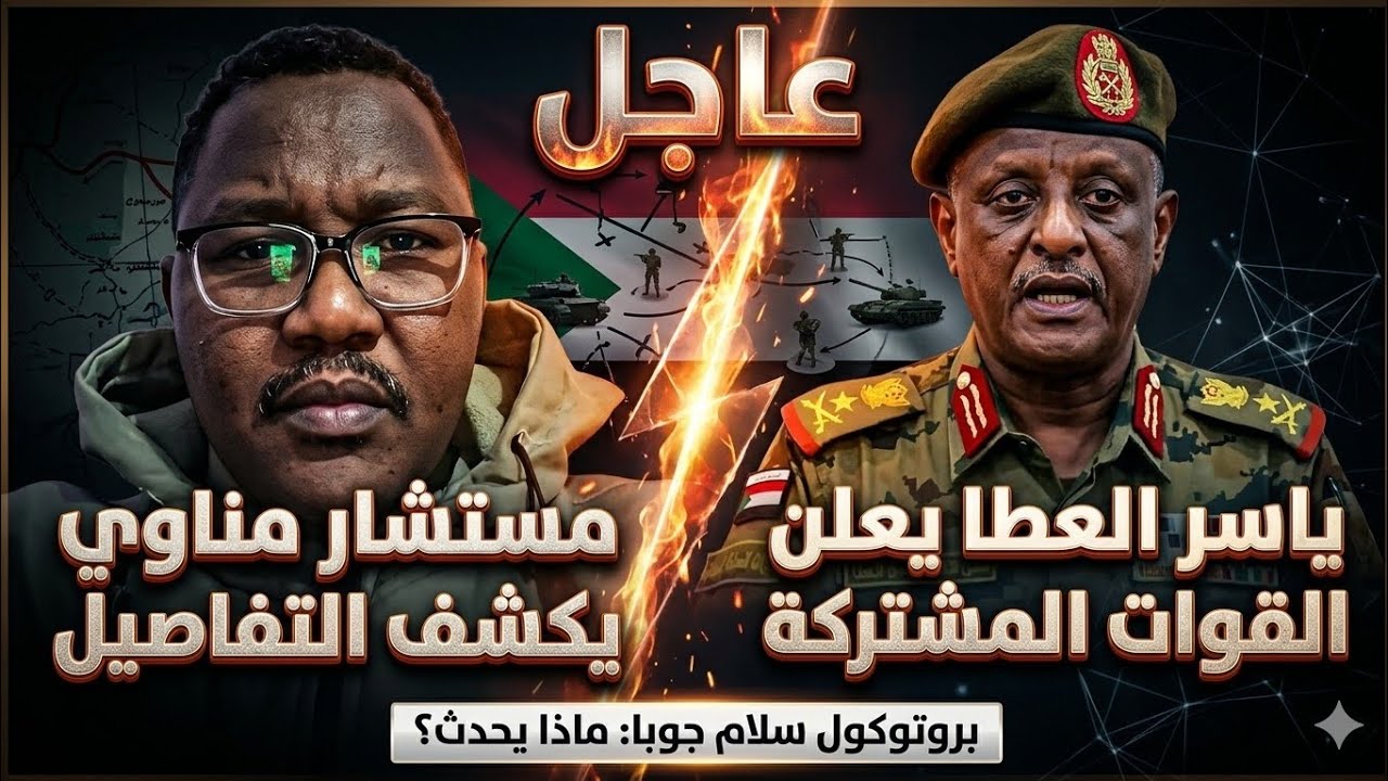 فوزي مستشار مناوي يكشف التفاصيل: ياسر العطا يعلن دمج القوات المشتركة وفق بروتوكول سلام جوبا