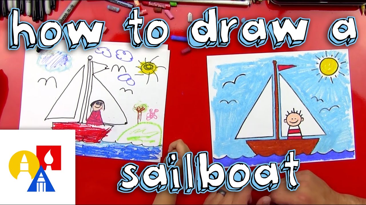 How To Draw A Sailboat (for young artists)