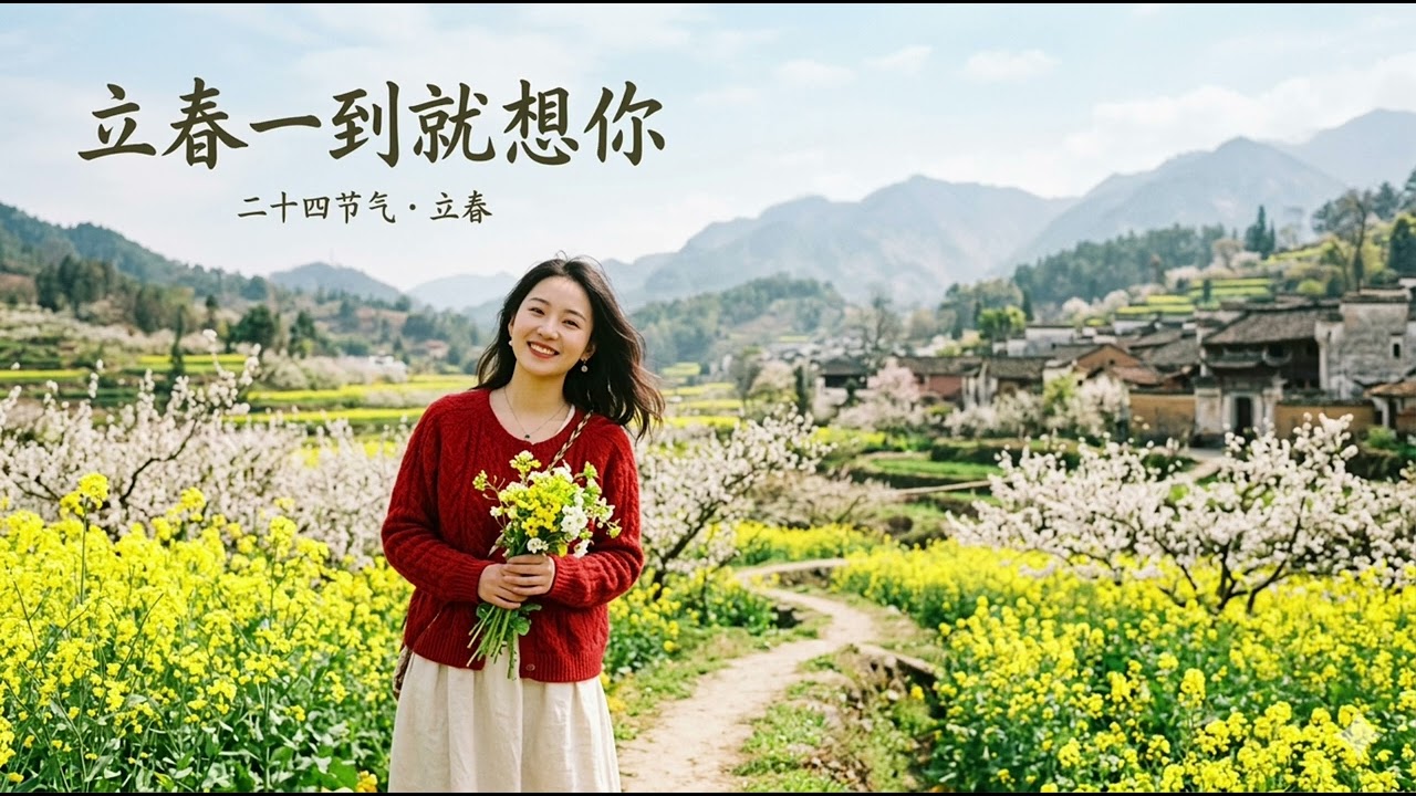 〖二十四节气歌 - 立春〗立春一到就想你