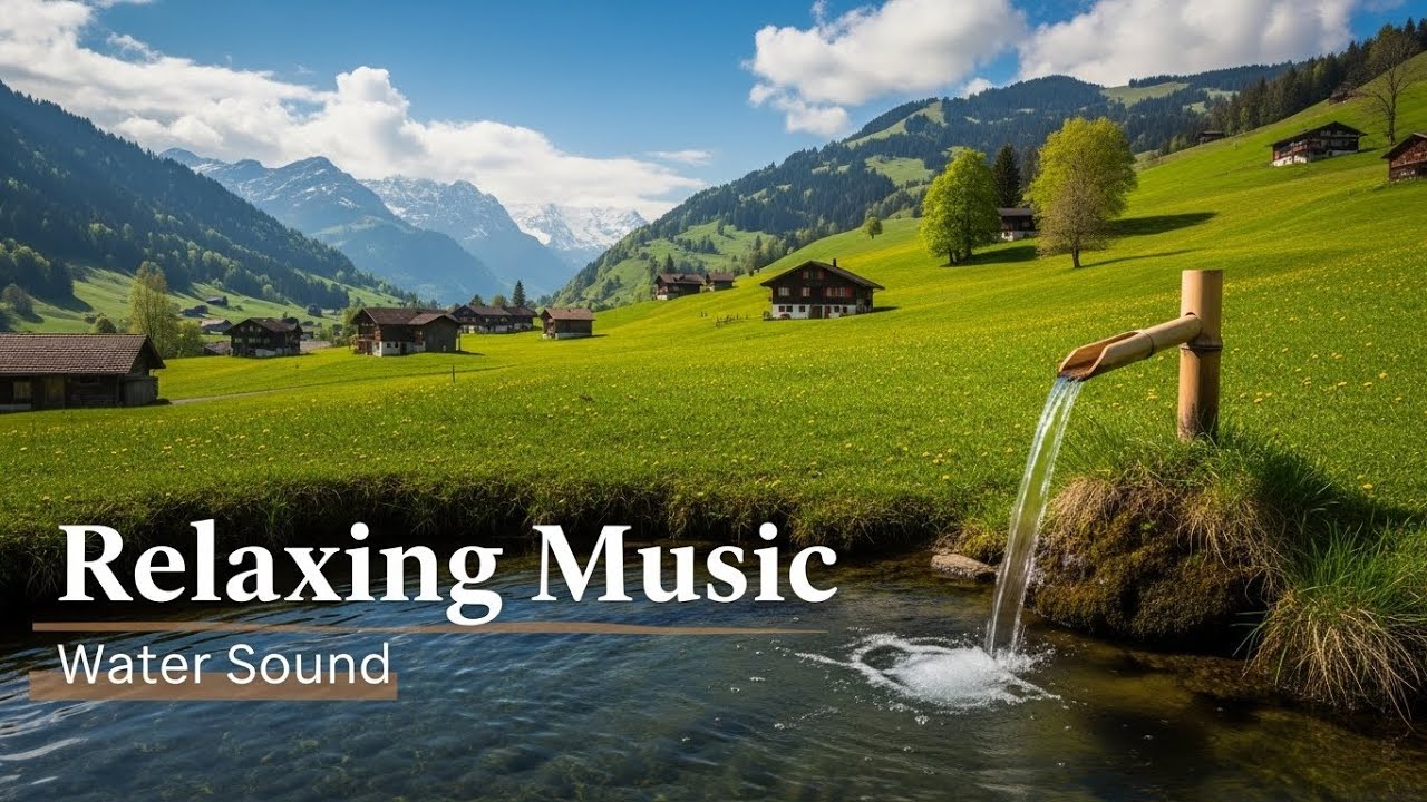 Relaxing Music Water Sound - Fall Asleep Fast 🎵 Deep Sleep - Study, YOGA and Spa 🍃 Great Healing