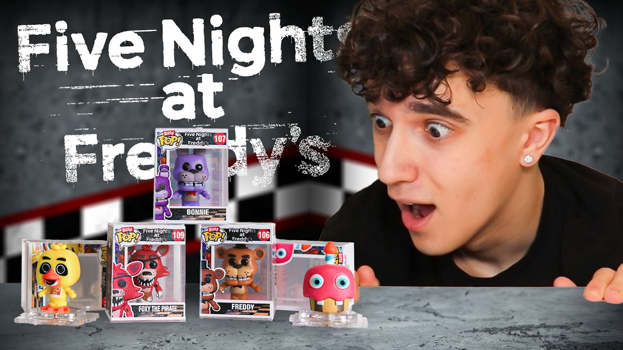 The Worlds SMALLEST FNAF Action Figures! | Bitty Funko Pops!