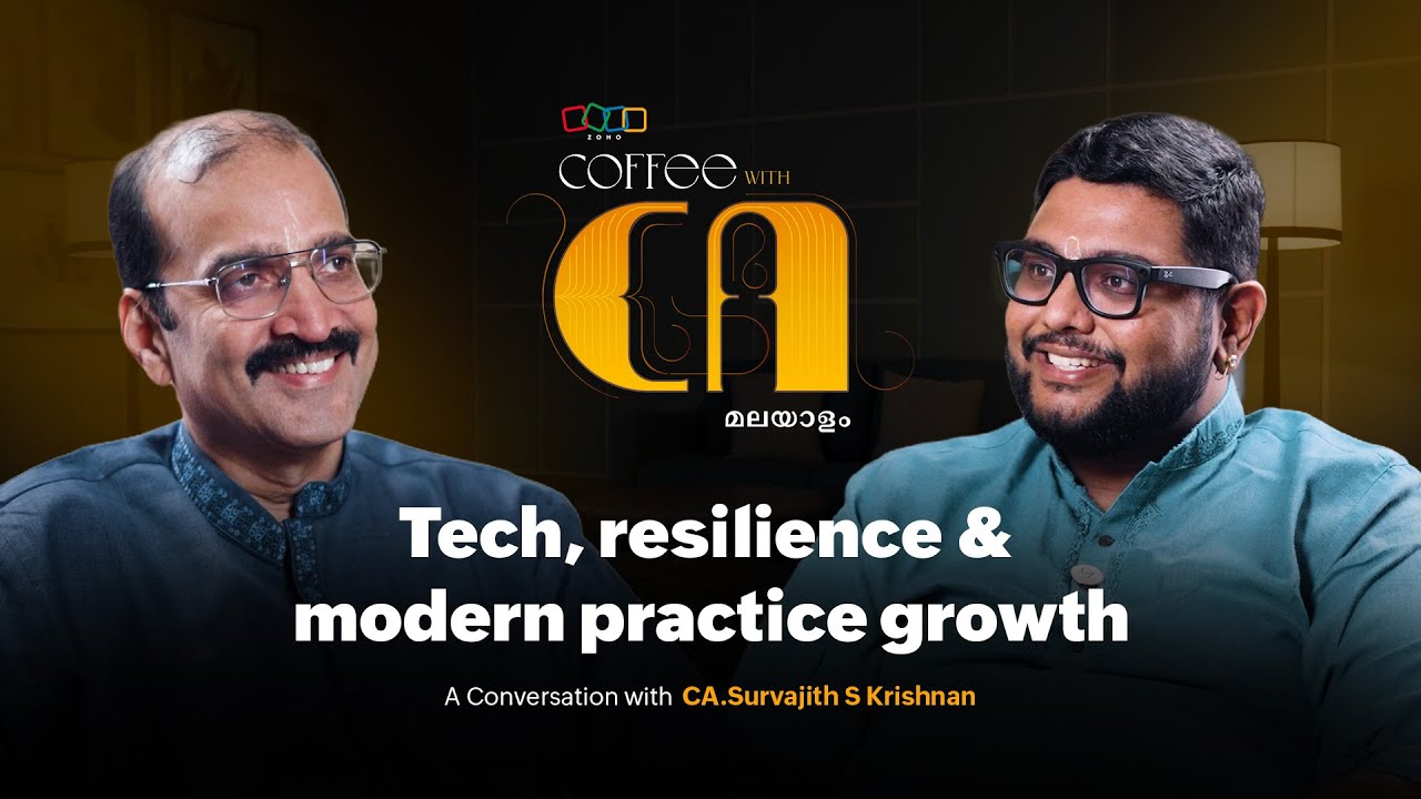 CA Survajith Krishnan on resilience, technology & modern practice growth | Coffee with CA Malayalam