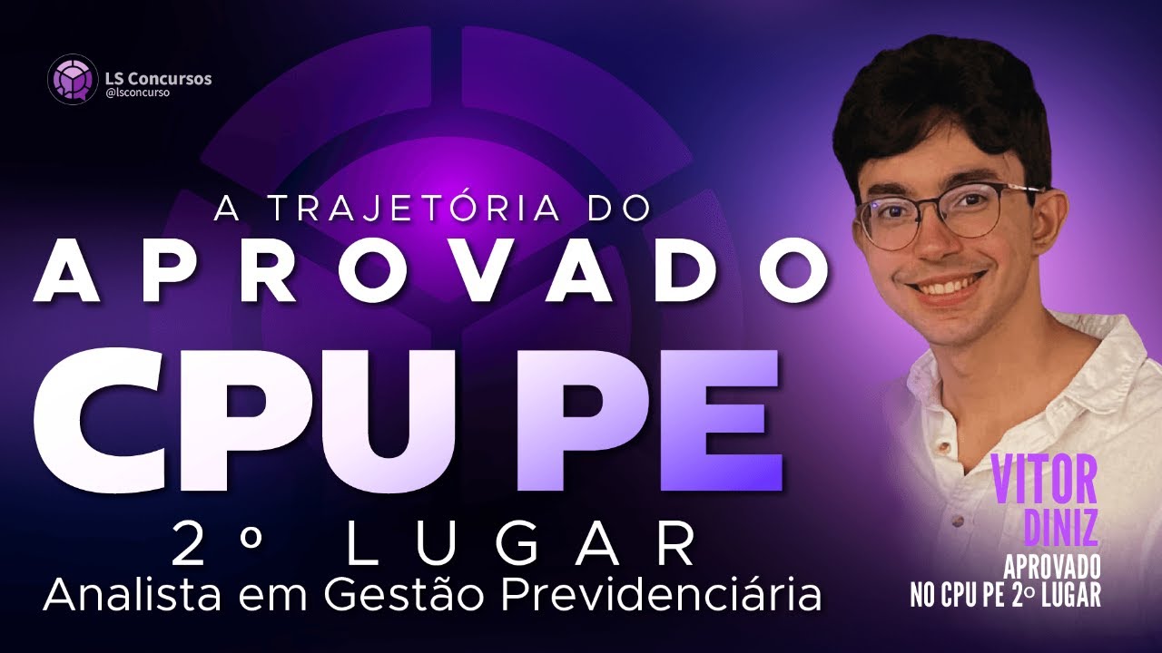 2º lugar no CPU PE: a estratégia de estudo que levou Vitor Diniz ao topo do ranking