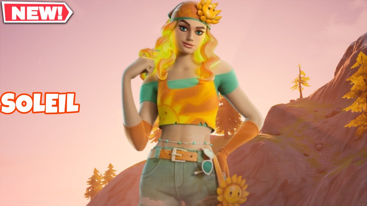 Fortnite Soleil Skin Gameplay Solo Squads Win (Full Showcase)