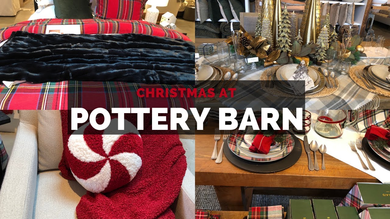 WHAT'S NEW AT POTTERY BARN! CHRISTMAS DECOR 2022 |  #potterybarn #christmas2022 #shopwithme