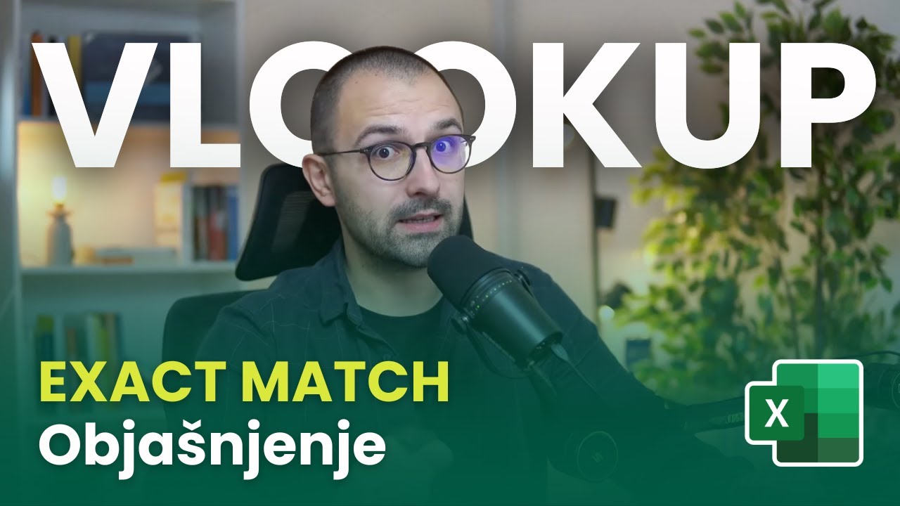 Excel Vlookup funkcija - exact match | detaljno objasnjenje