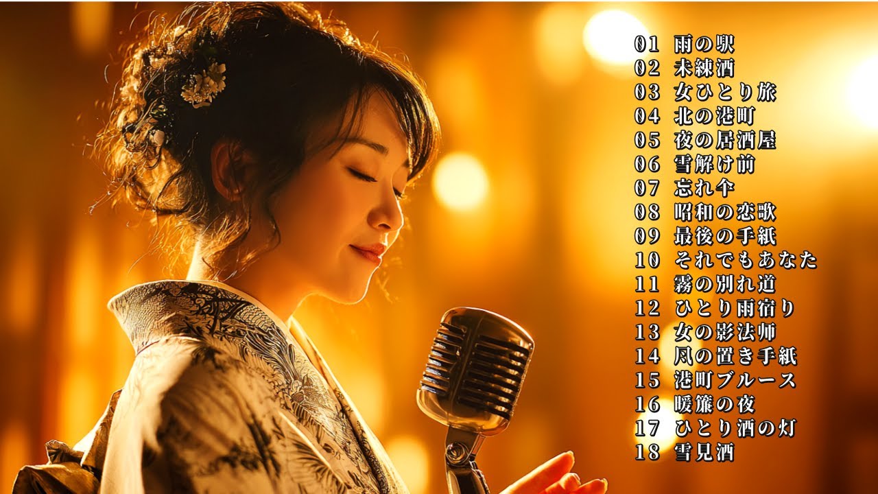 【演歌】心に沁みる昭和の名曲集｜涙がこぼれる女演歌メドレー