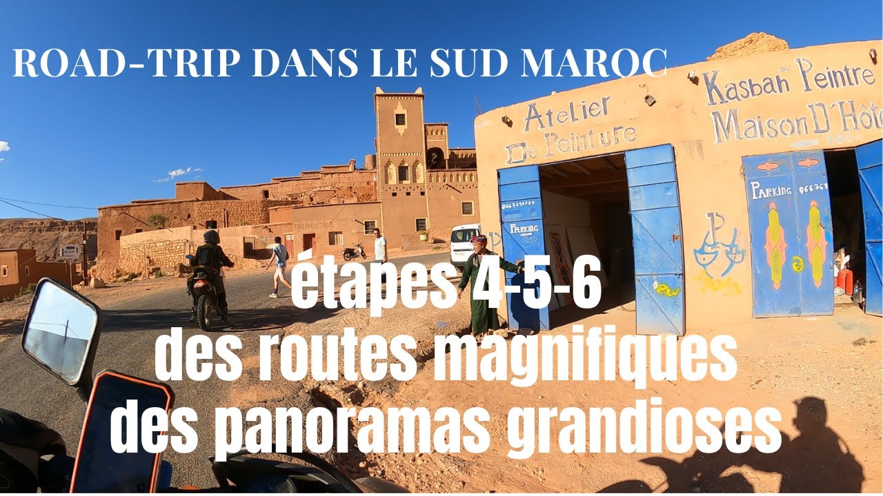 Le Maroc - road-trip moto dans le sud Maroc - Suzuki DR 650 SE -