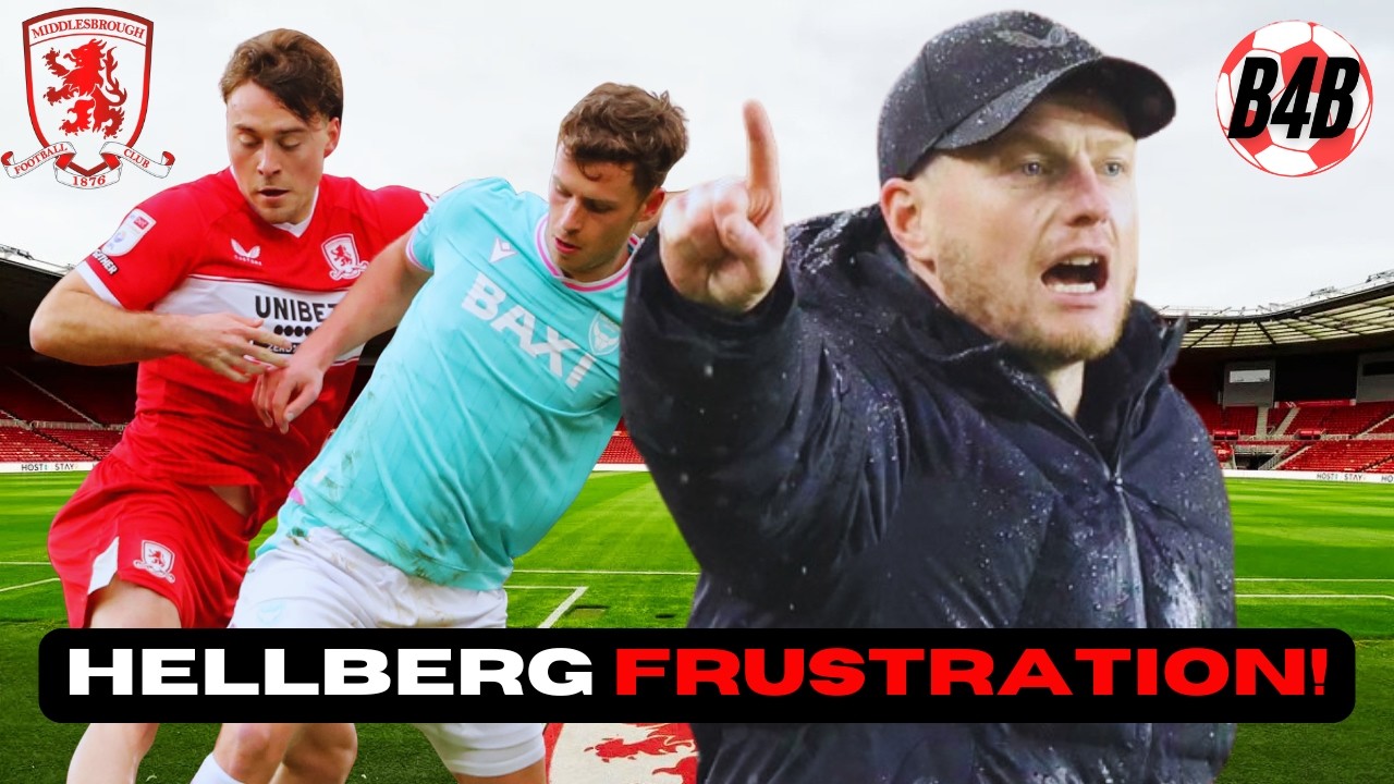 Behind the scenes with Kim Hellberg left IRKED by Middlesbrough's missed chance v Oxford!