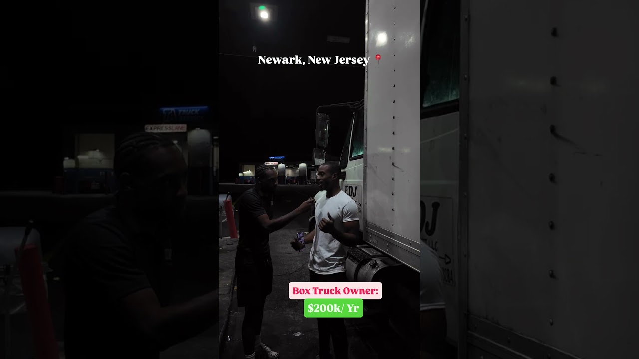 He’s A Box Truck Owner!🤯 Follow me for more interviews!🔥 