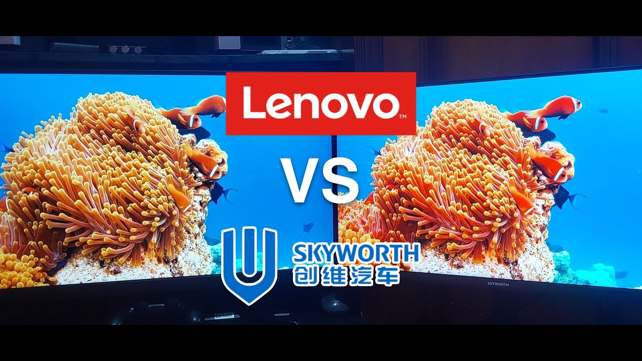 Perbandingan Warna Lenovo R27QE vs Skyworth H24G30Q