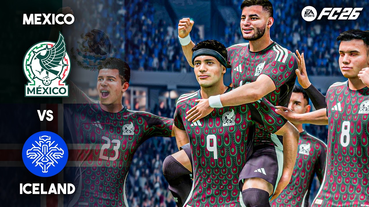 Mexico vs Iceland Full Match – Unreal Goals! 🎮⚽ EA FC 26