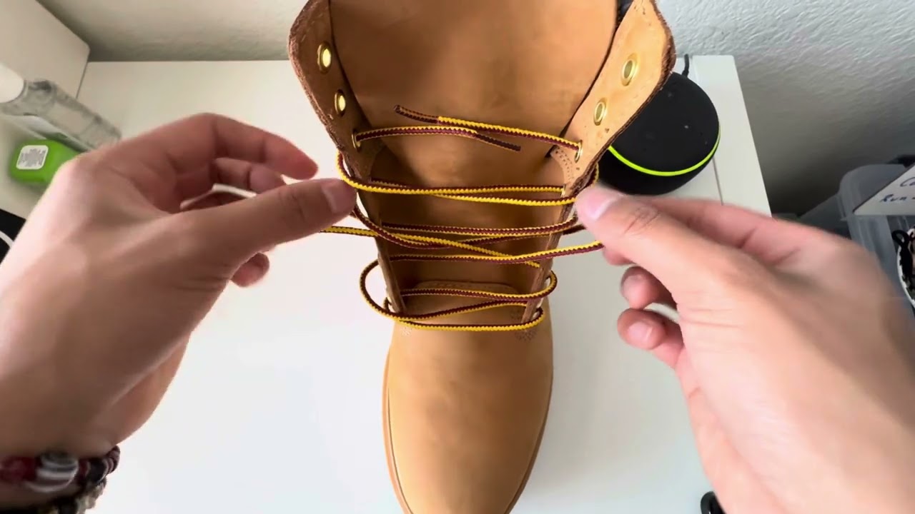 How to lace Timberland Boots 🥾