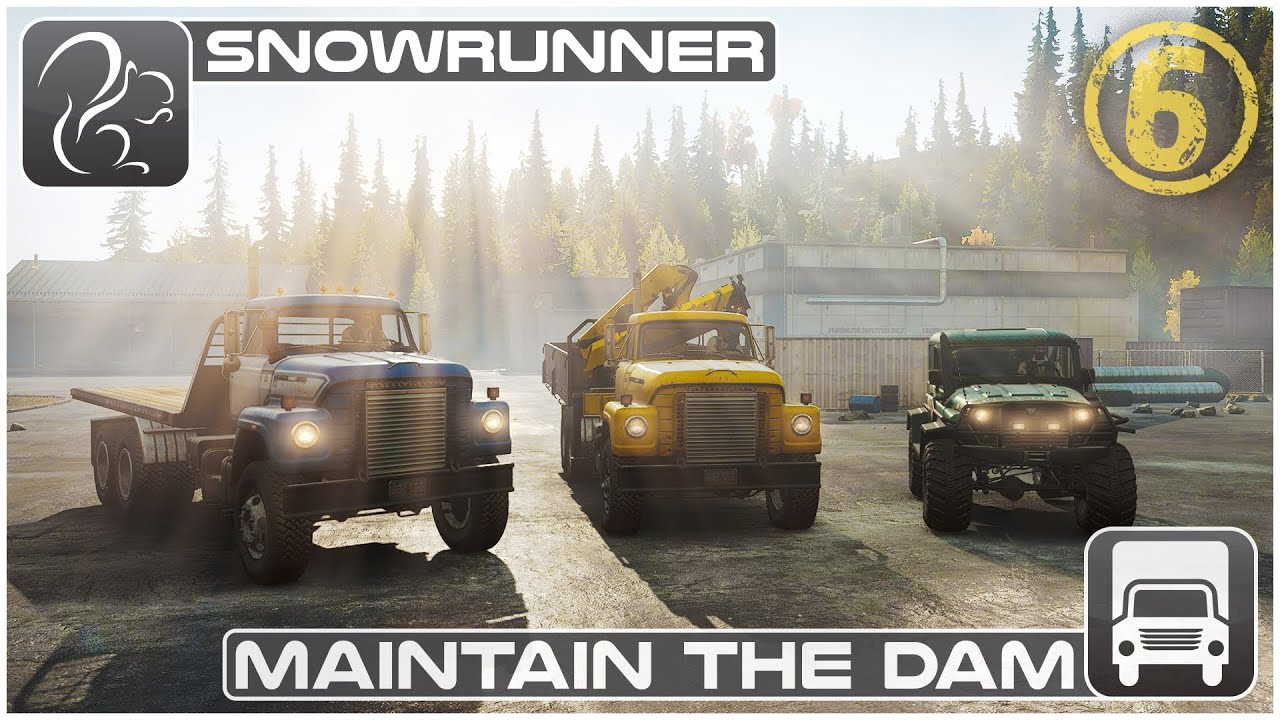 SnowRunner - Michigan Multiplayer (Ep 6) - Maintain the Dam