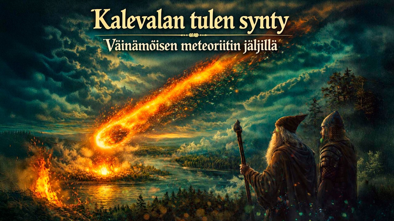 Kalevalan tulen synty - V&auml;in&auml;m&ouml;isen meteoriitin j&auml;ljill&auml; - T&auml;yspitk&auml; dokumentti