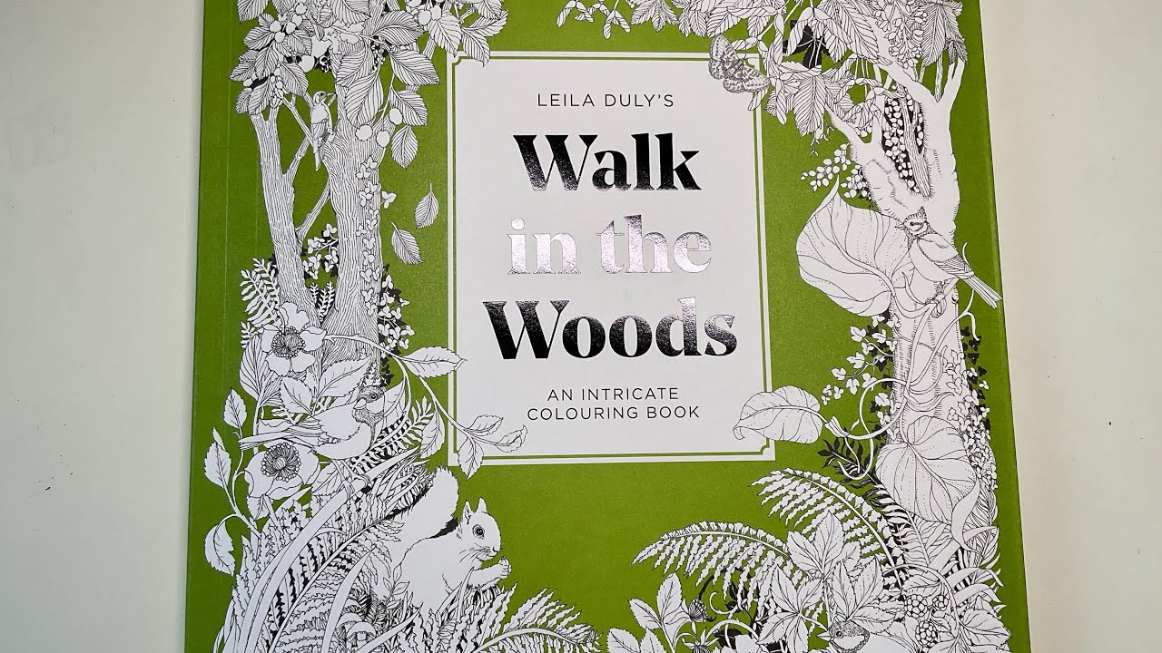 Quick colour along in Leila Duly’s ‘A walk in the woods’ - ladybirds | Adult colouring