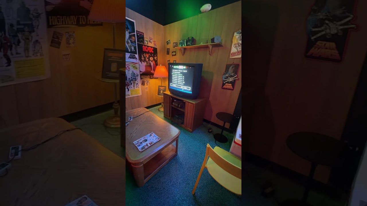 Living in the 80s: Inside the Ultimate Retro Room Transformation! #retrogaming #fun #throwback
