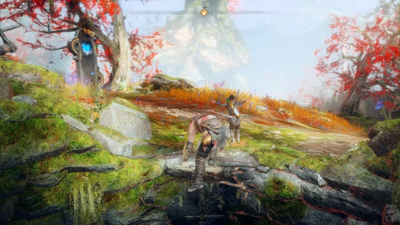 God of War part 11 chegando no gelo 