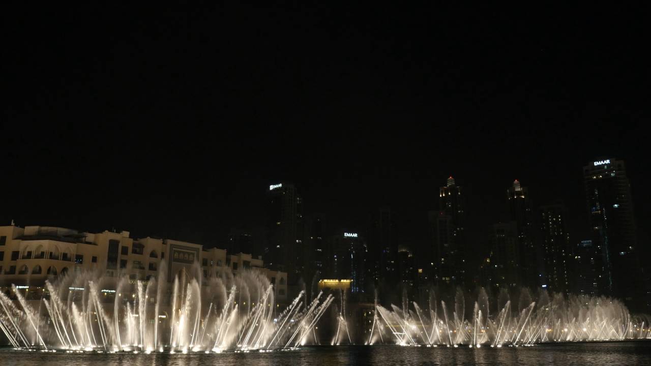 The Dubai Fountain: 