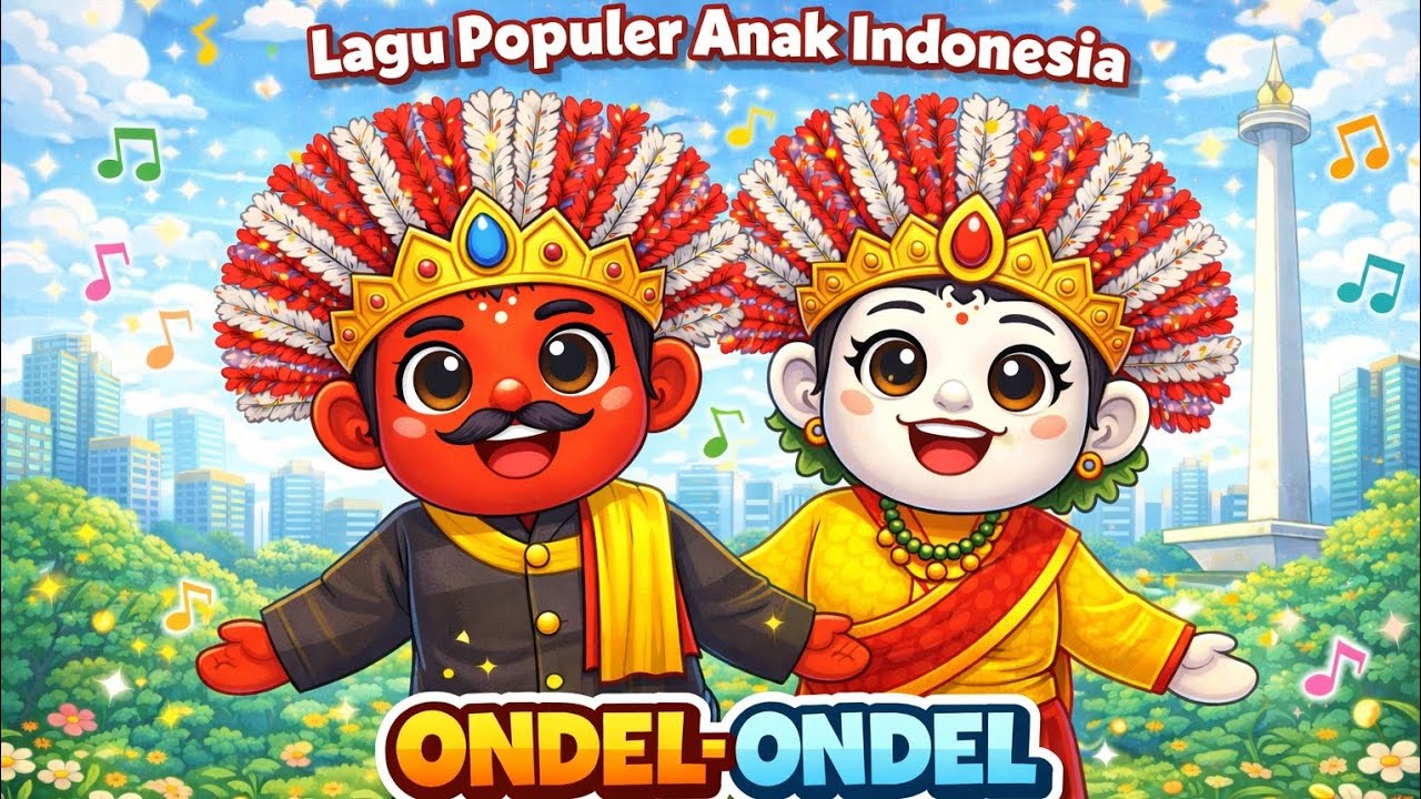 Lagu anak-anak Indonesia | lagu ondel ondel jakarta | video ondel ondel 