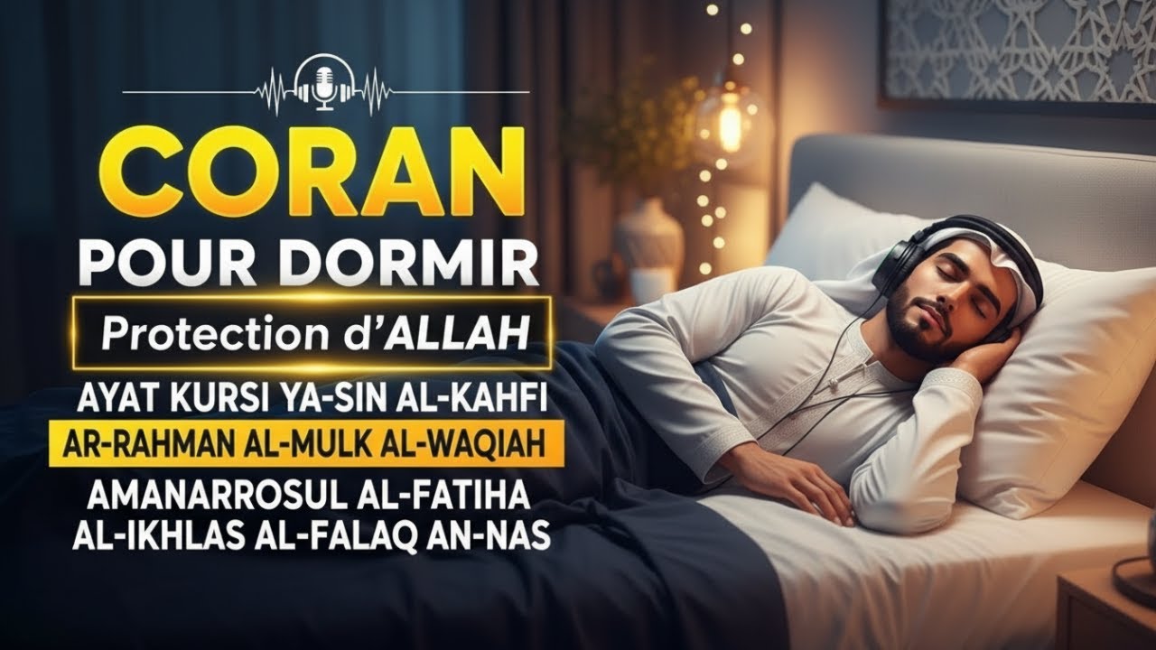 Coran Pour Dormir — Doua Islam Très Puissant Pour La Tranquillité Et La Protection Divine