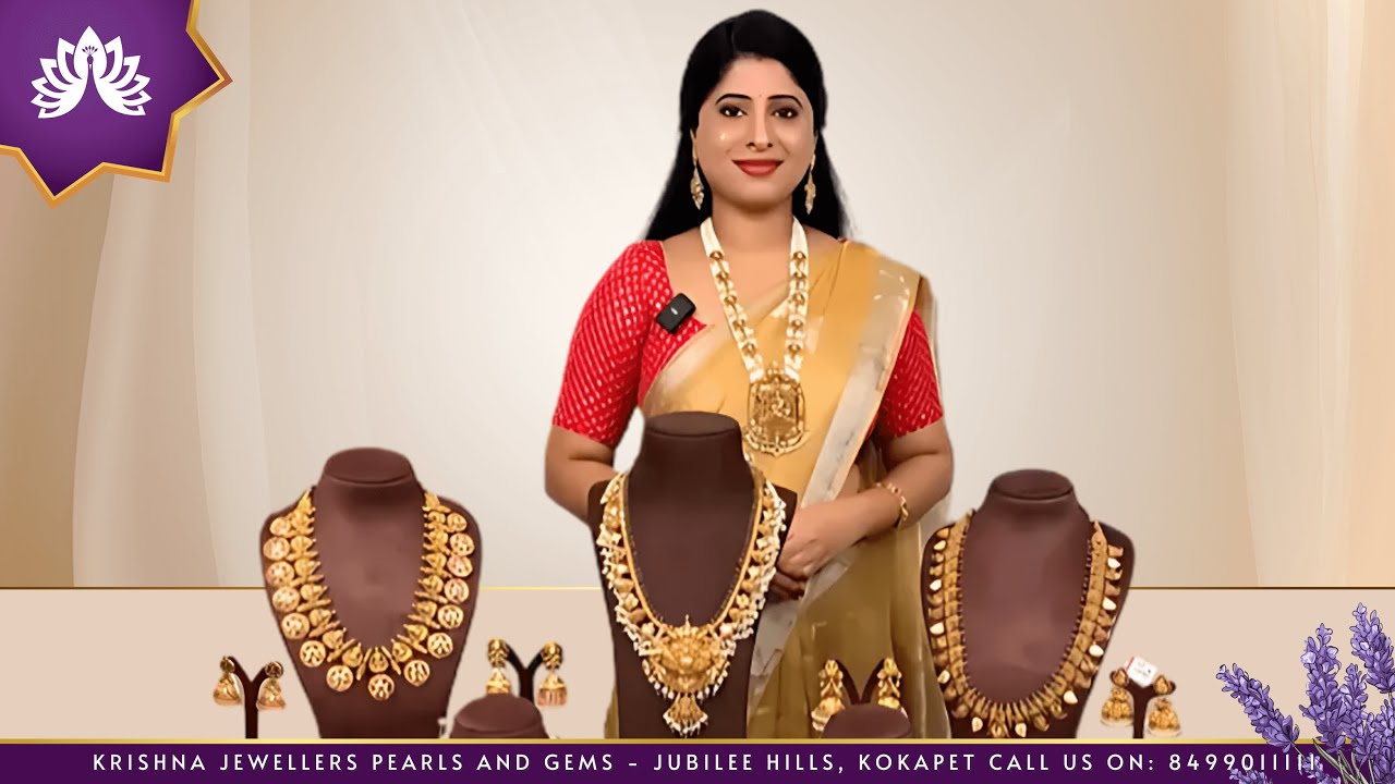 Exclusive Gold Jewellery Designs 2025✨ Latest Luxury Collection You Must See! | Krishna Jewellers