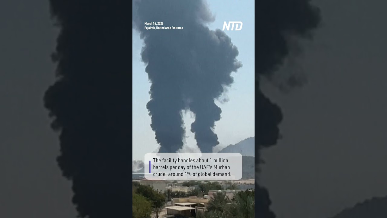 Fire Breaks Out After Drone Interception in UAE