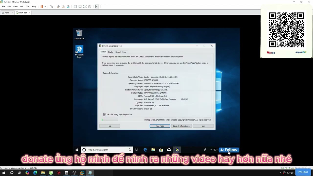 Cách fix máy ảo vmware để chơi game khi bị chặn