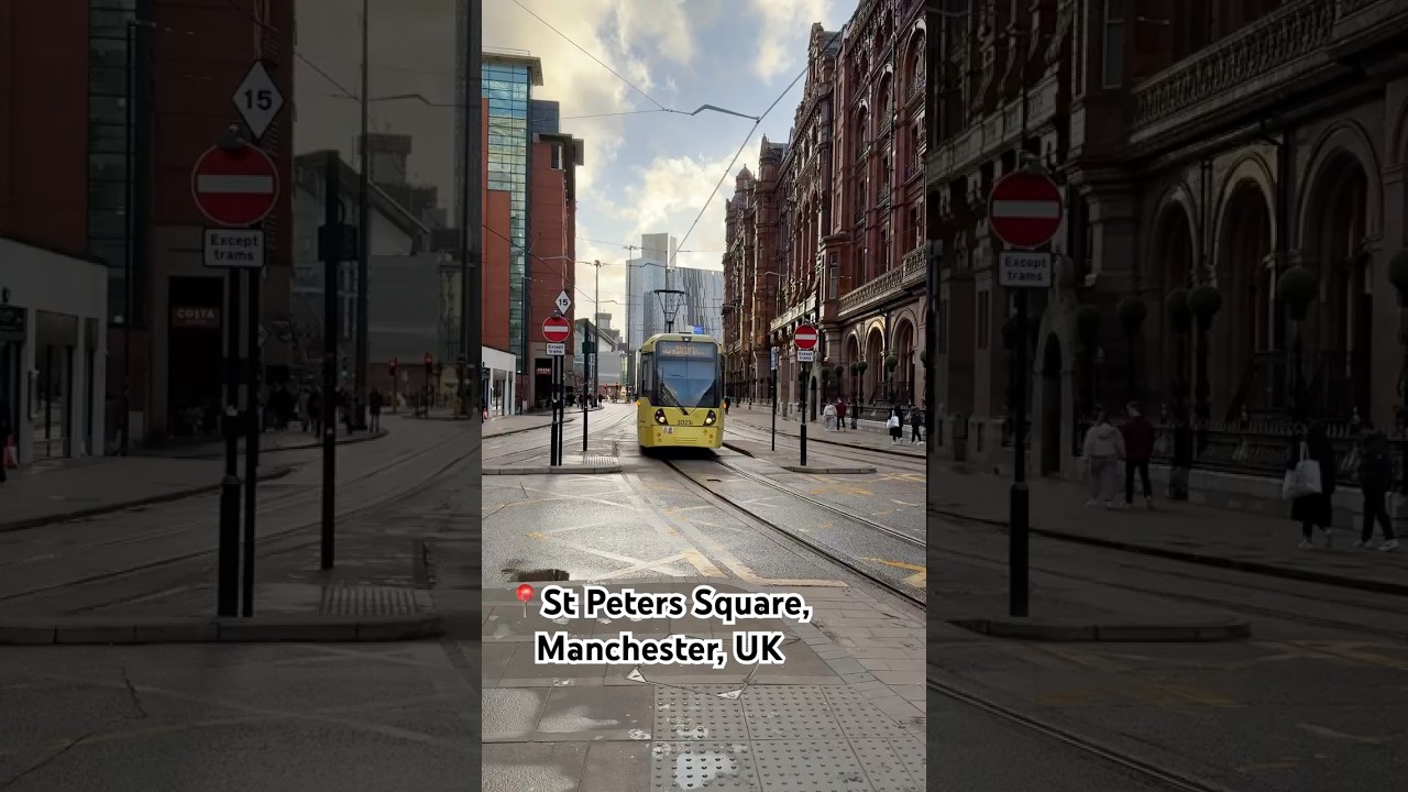 Manchester UK | #manchester2025 #vacationvibes #travel #wanderlust #tram #traveldiaries #travelgoals