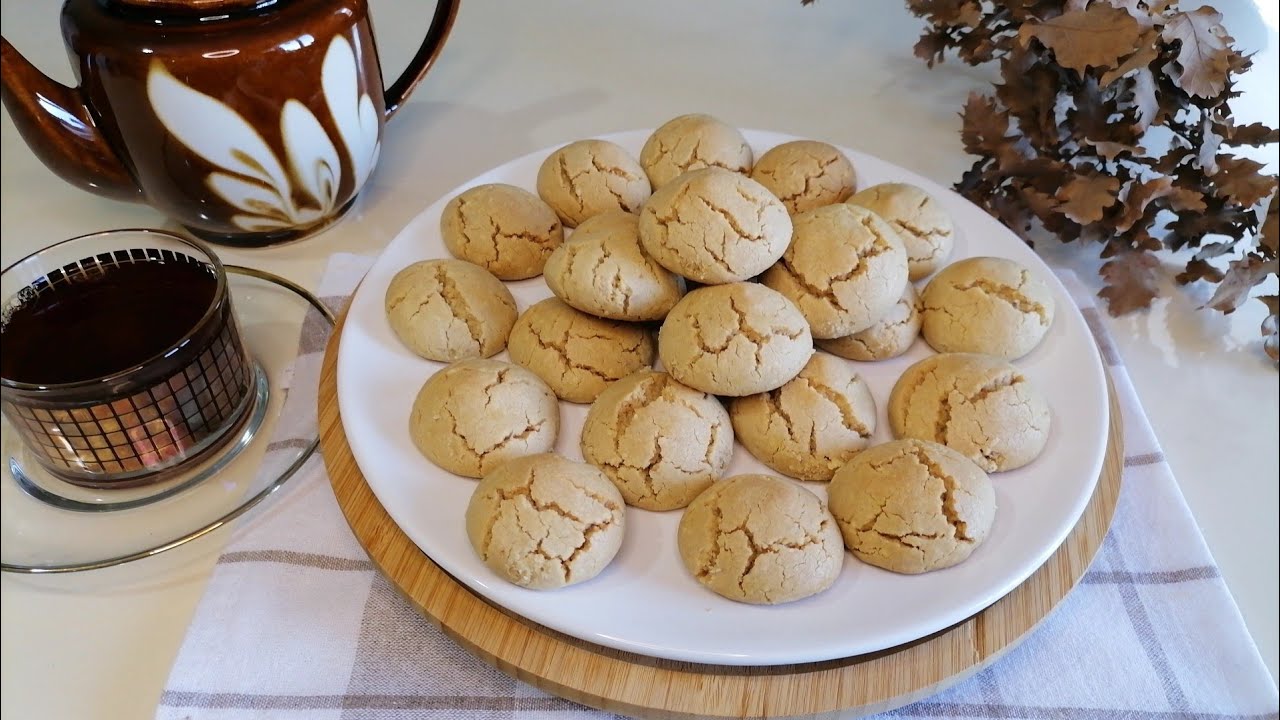 🍪Öyle Bir Kurabiye ki Asla Bir Tane Yetmiyor💥HELVA TADINDA TAHİNLİ KURABİYE TARİFİ✅ NASIL YAPILIR