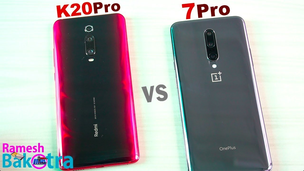 Redmi K20 Pro vs OnePlus 7 Pro SpeedTest and Camera Comparison