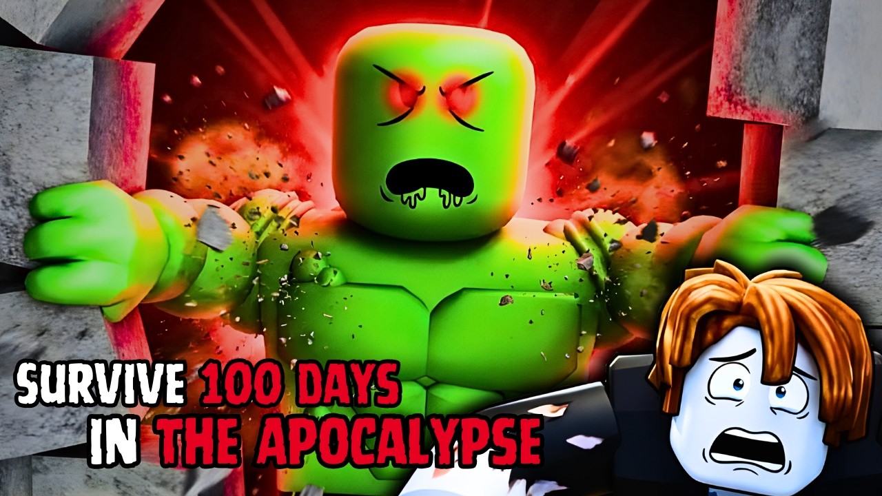 Survive 100 Days in Apocalypse - Full Game Walkthrough & Ending - Roblox