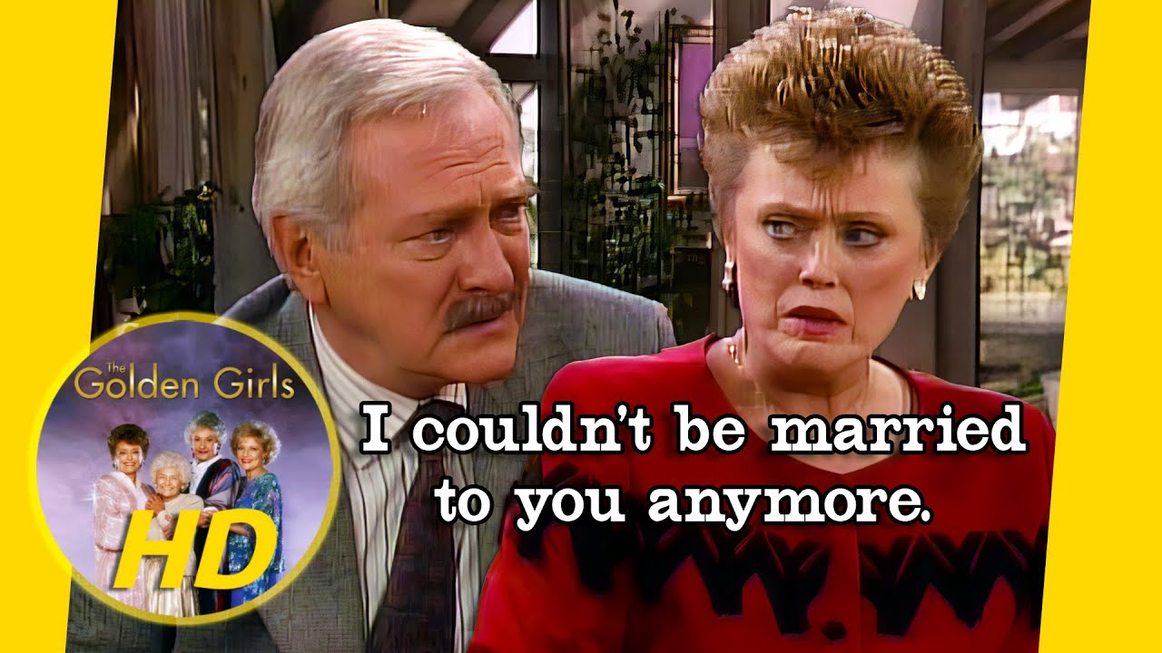Blanche's life has been turned upside-down after George returns. - Golden Girls HD