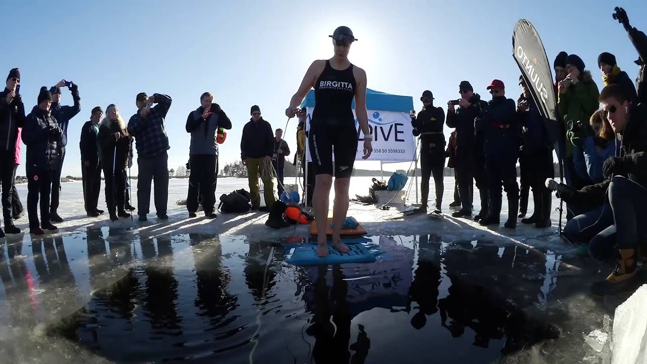 OFFICIAL VIDEO - World Record Attempt 2015 - Longest Swim Under Ice