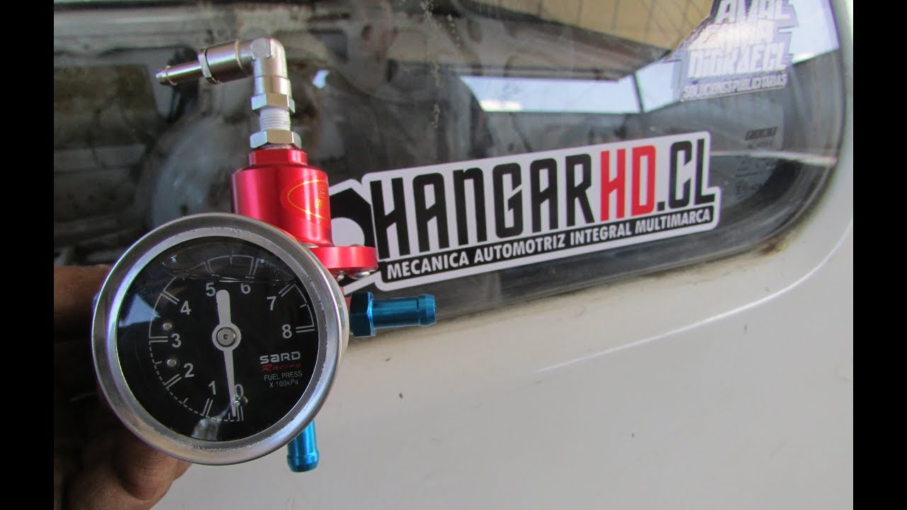 Instalando regulador presión de combustible - al fiat