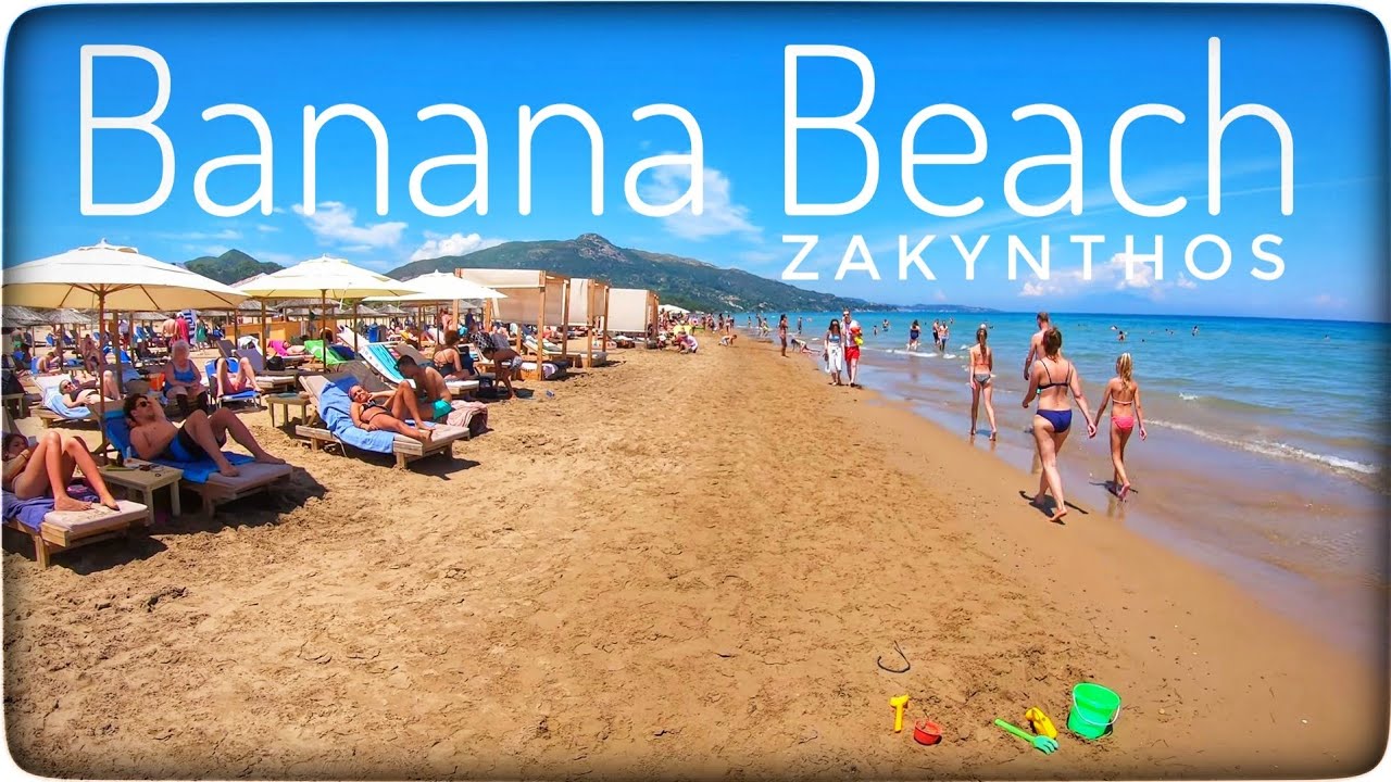 Plaża Banana Beach 🏖 na Zakynthos 😍❤ w Grecji 🇬🇷 Półwysep Vassilikos na Zante