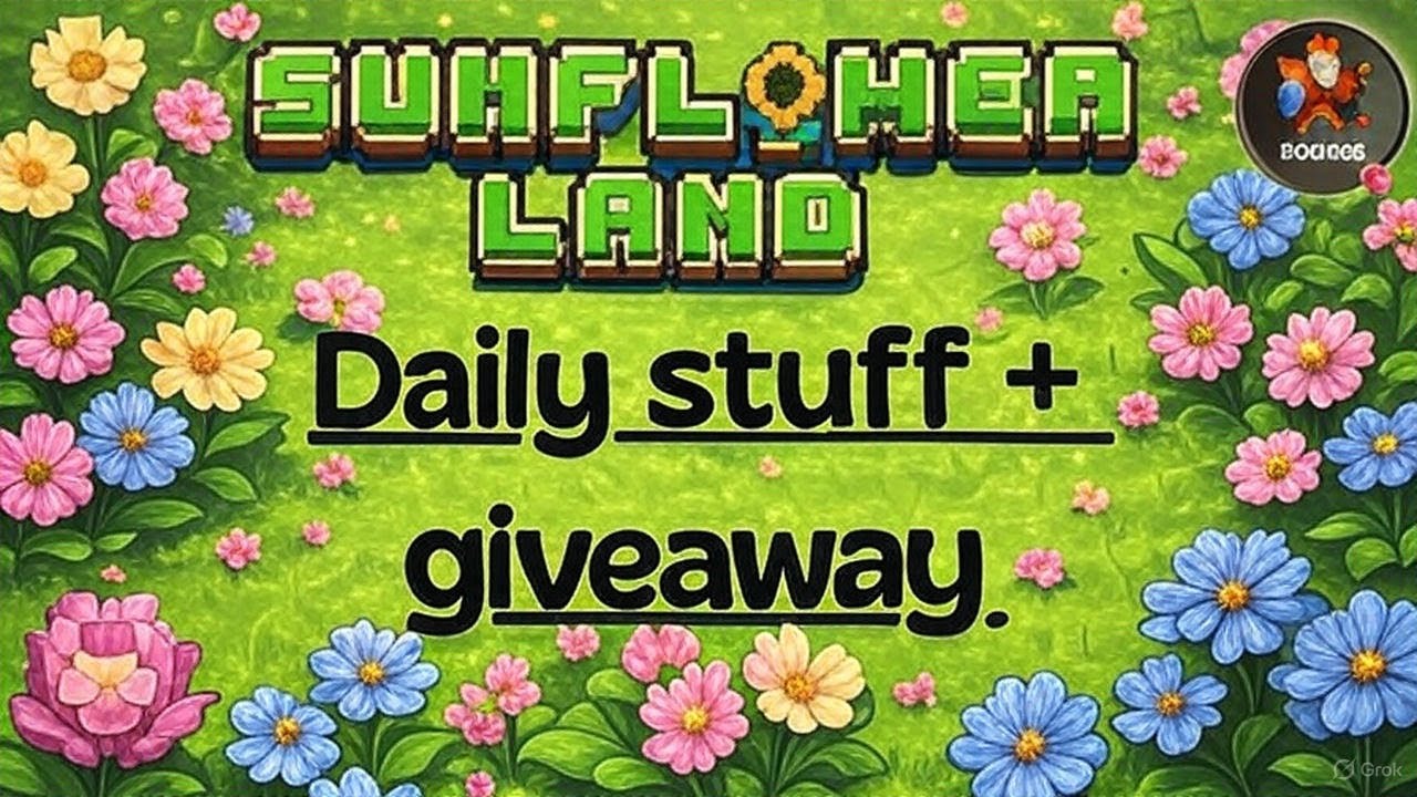Sunflower Land daily stuf +giveaway and help