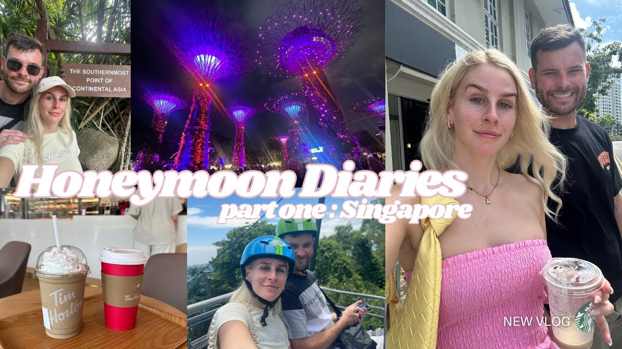 HONEYMOON DIARIES PART 1 | Singapore + Gardens by the Bay + Holiday outfits + Sentosa Island