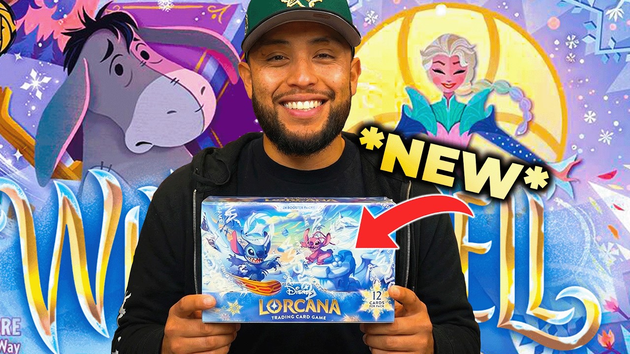 Lorcana Winter Spell ❄️  is HERE! Opening a Booster box and GIVING IT ALL AWAY!