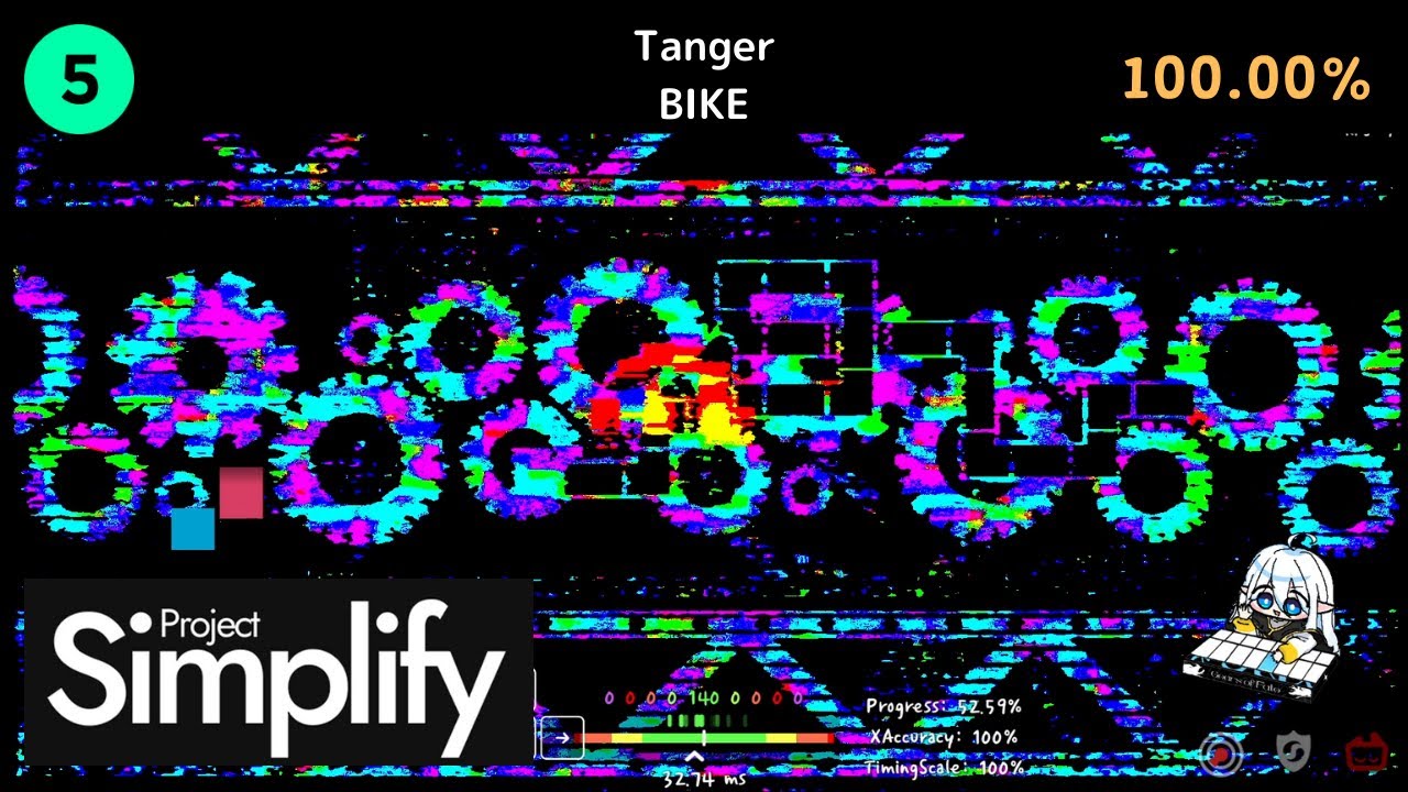 【PP】[ADOFAI Custom Play] #23 Tanger - BIKE (Map by RinkiRin)