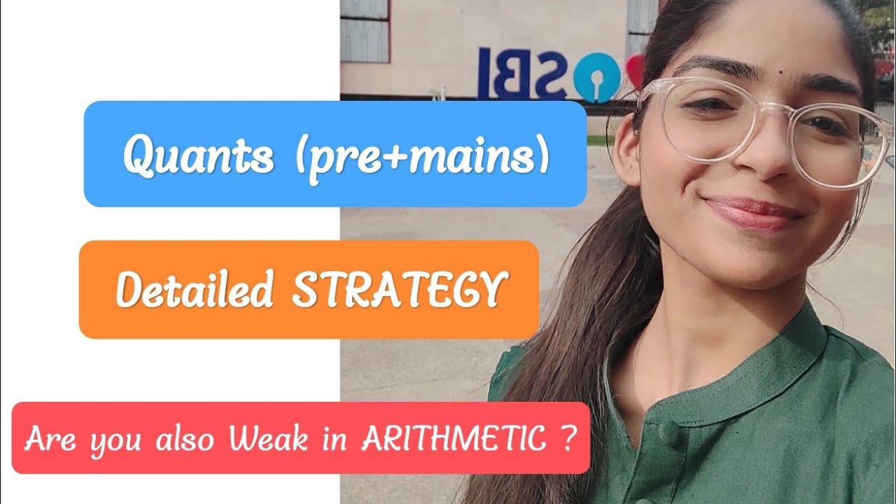Quants (pre+mains) detailed Strategy | Arithmetic ka dar khatam | #sbipo  | #ibpspo | #bankexams
