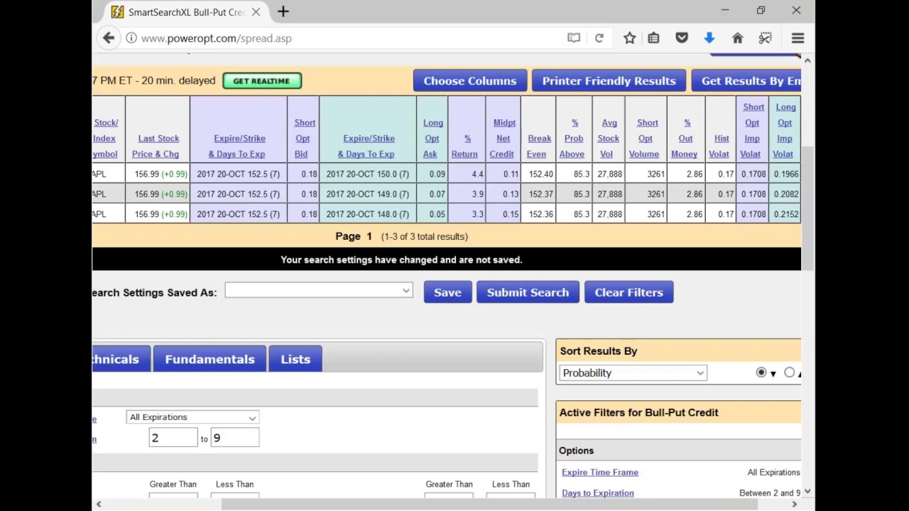 Using PowerOptions for Spreads, Benefits of Married Puts, Stock and Position Repair