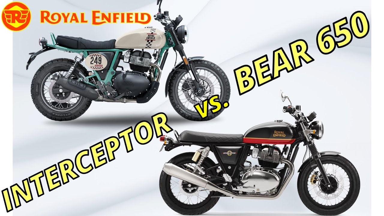 INTERCEPTOR 650 vs BEAR 650 Diferencias 