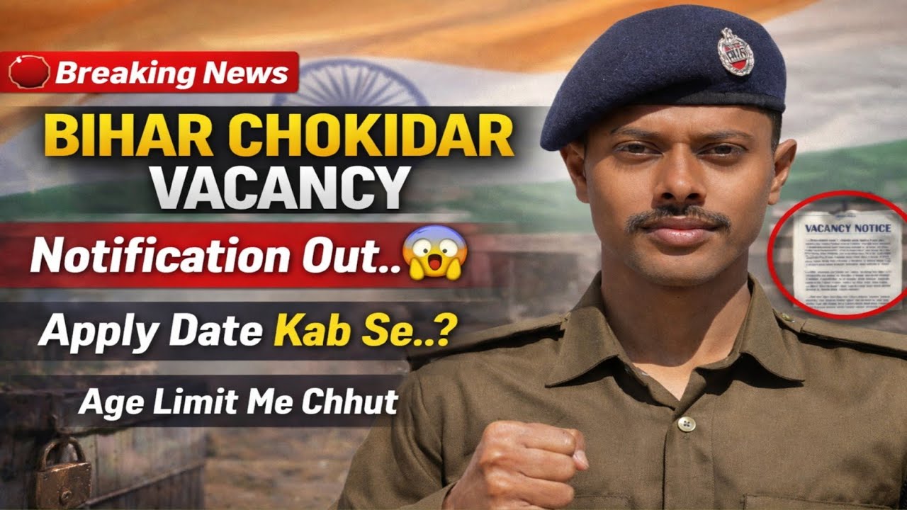 Bihar Chokidar New Vacancy 2024 | Age Limit, Syllabus & Selection Process | Bihar Chokidar Bharti