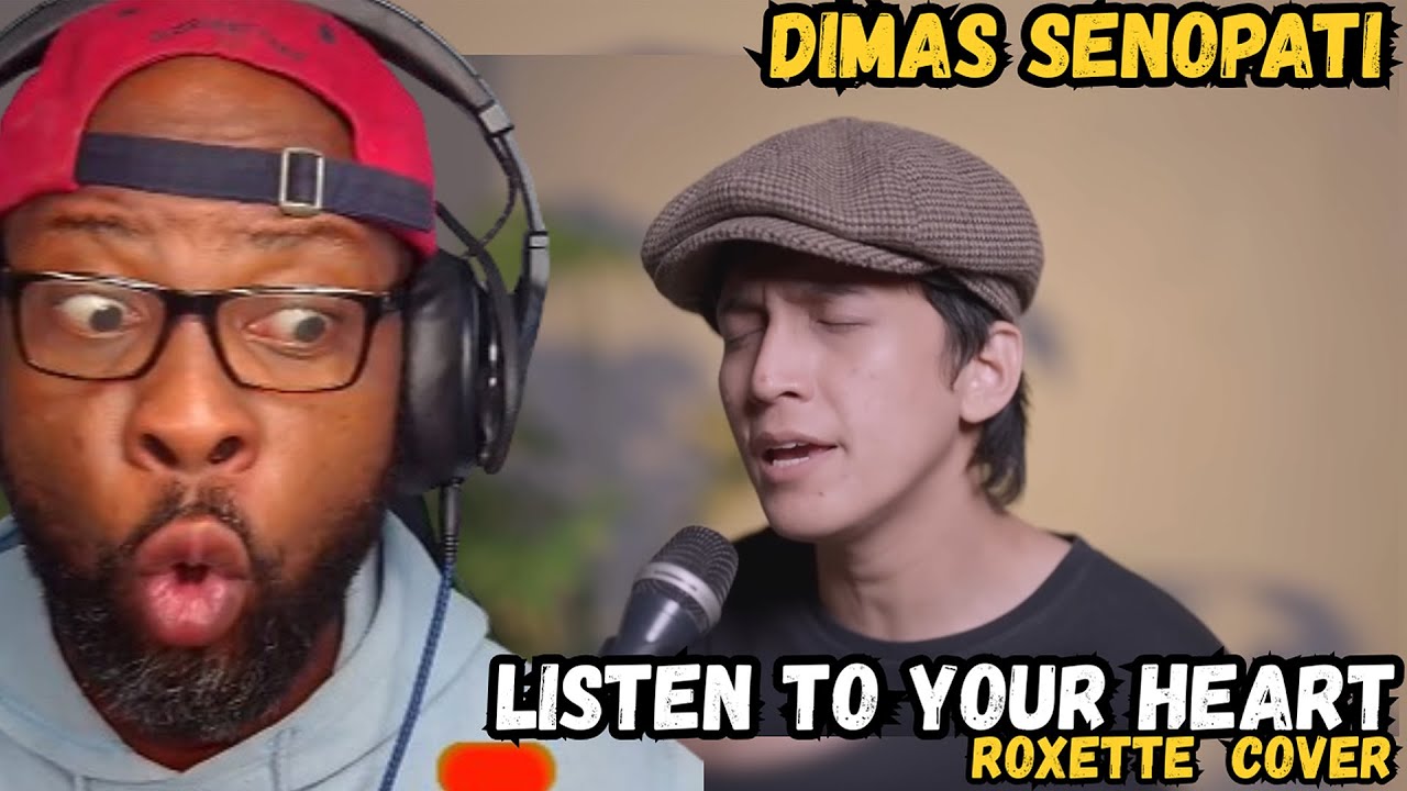 🔥 DIMAS SENOPATI STUNS WITH ROXETTE - LISTEN TO YOUR HEART (ACOUSTIC COVER)| First Time Reaction😱❤️🎶