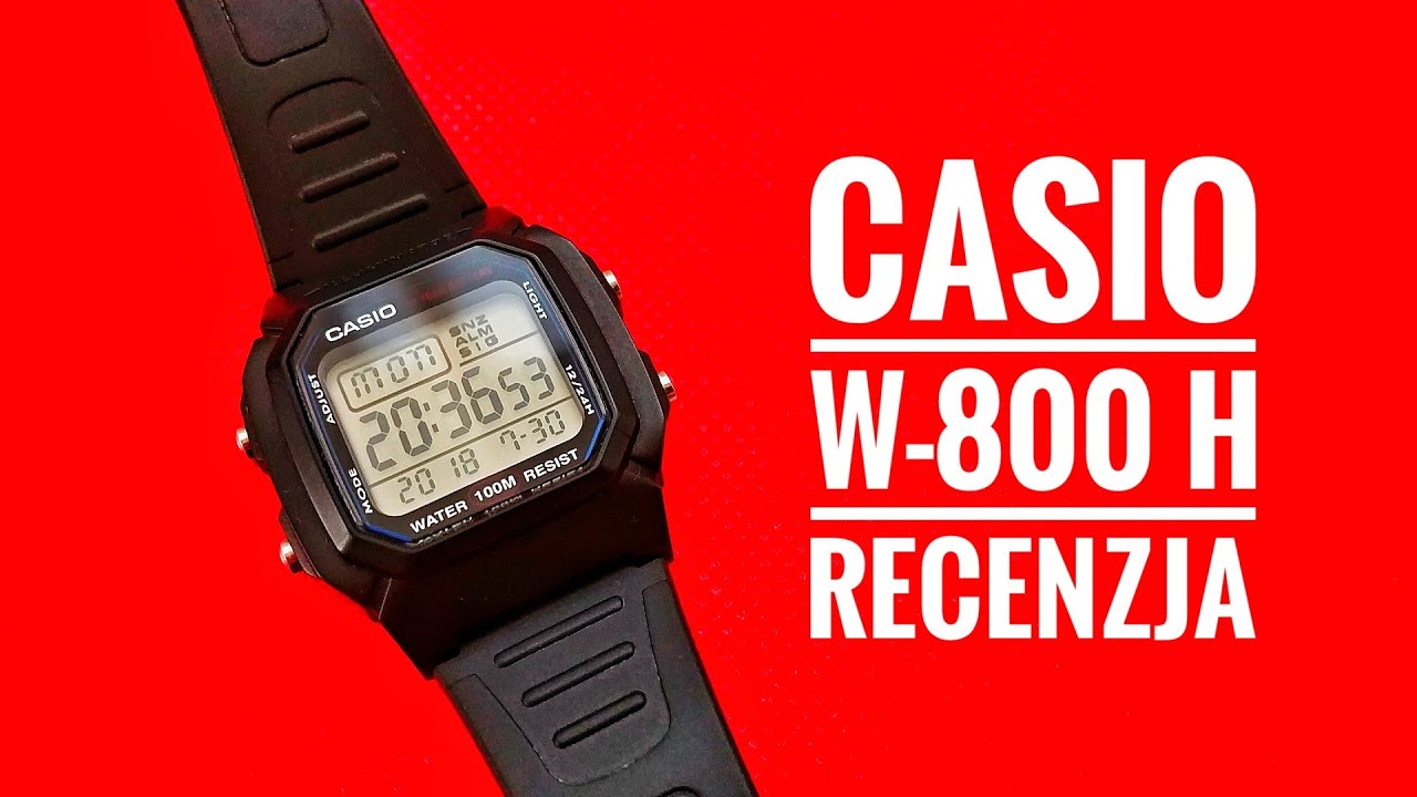 Casio W-800 H - recenzja